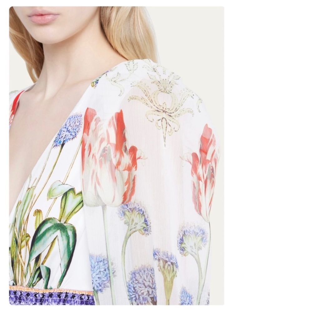 ALICE + OLIVIA Bellamy V-neck Maxi Dress - Picture 5 of 12